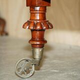 Chariot bibliothèque en acajou circa 1840 à trois niveaux