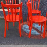Suite of 6 designer chairs 1980
