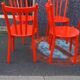 Suite de 6 chaises design 1980