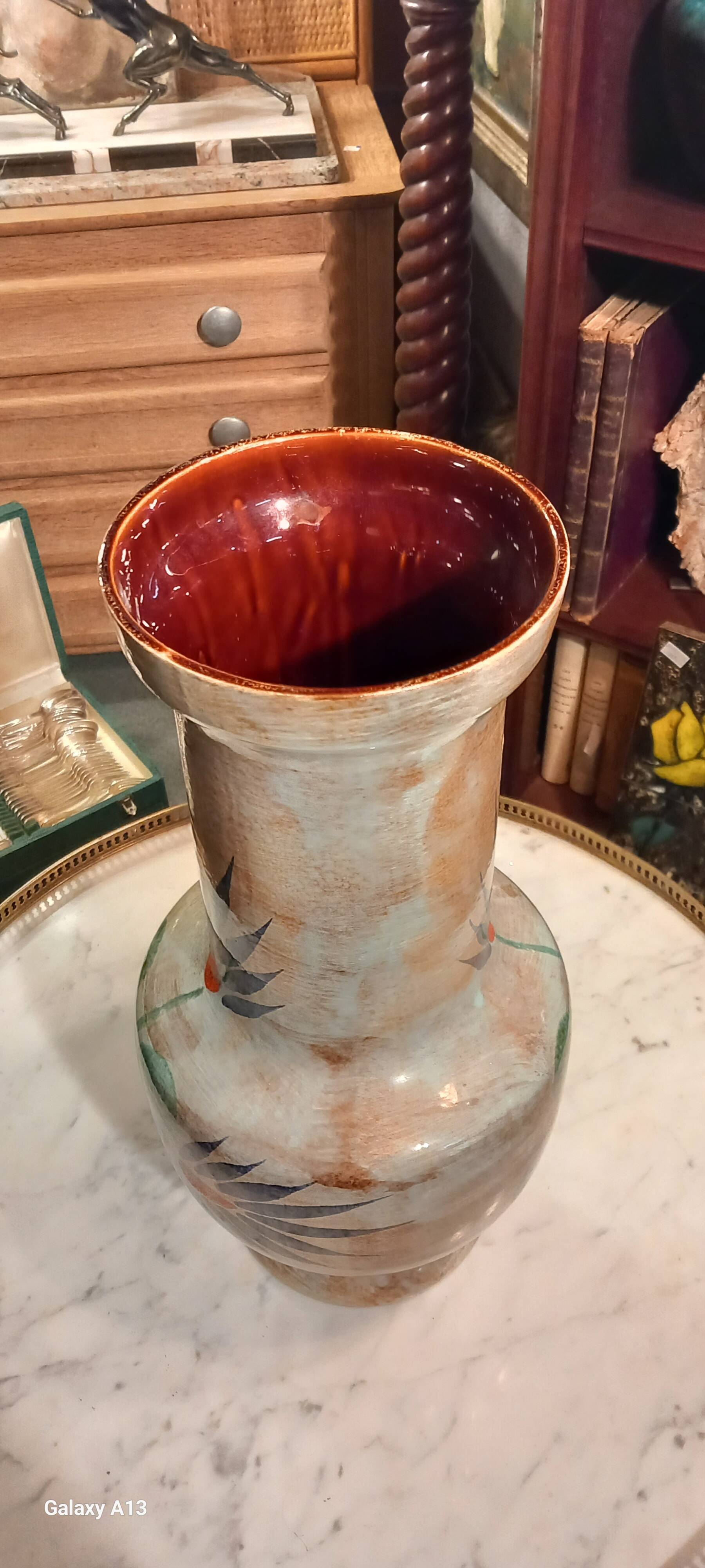 Large st clement flower vase