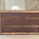 TRAVEL TRUNK RECTANGLE DEBUT XXE WOOD BROWN LEATHER SHEATH