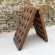 Oak Antique rustic wine bottle champagne bottle  rack for 30 bottles