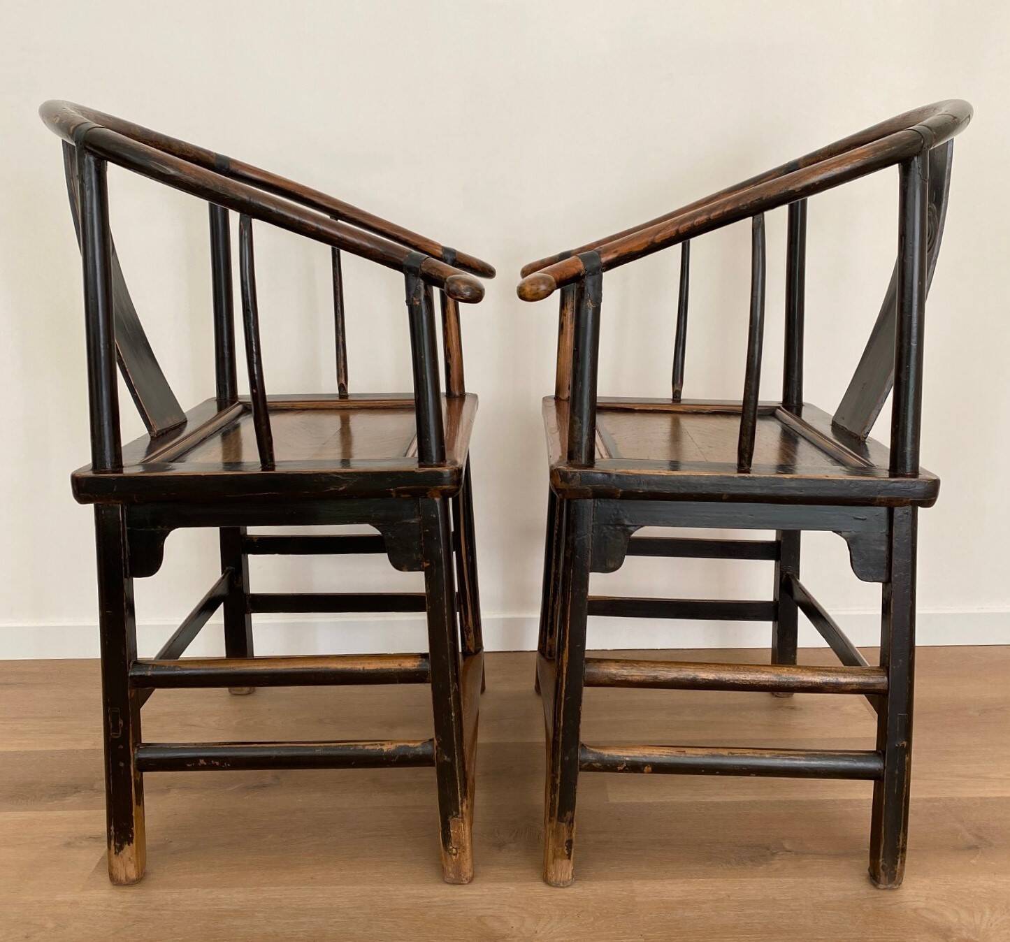 Pair of Chinese armchairs