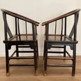 Pair of Chinese armchairs
