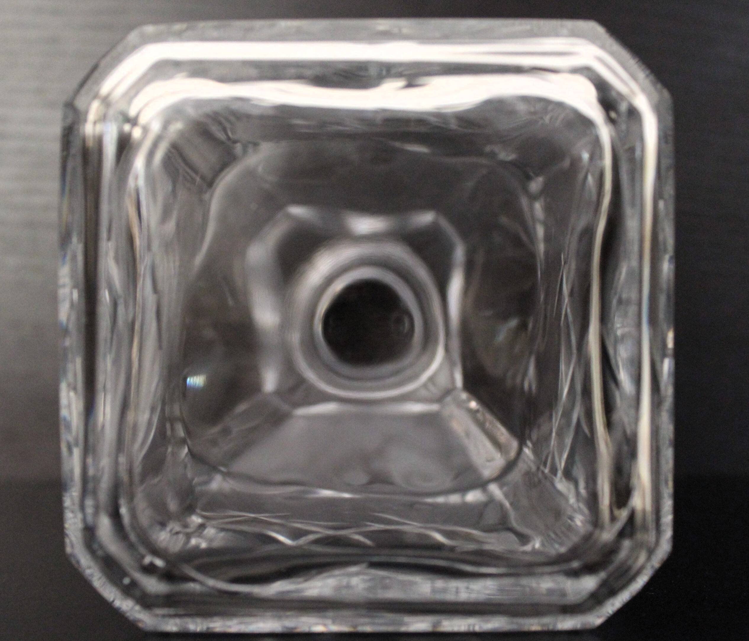Vintage cut crystal whiskey decanter