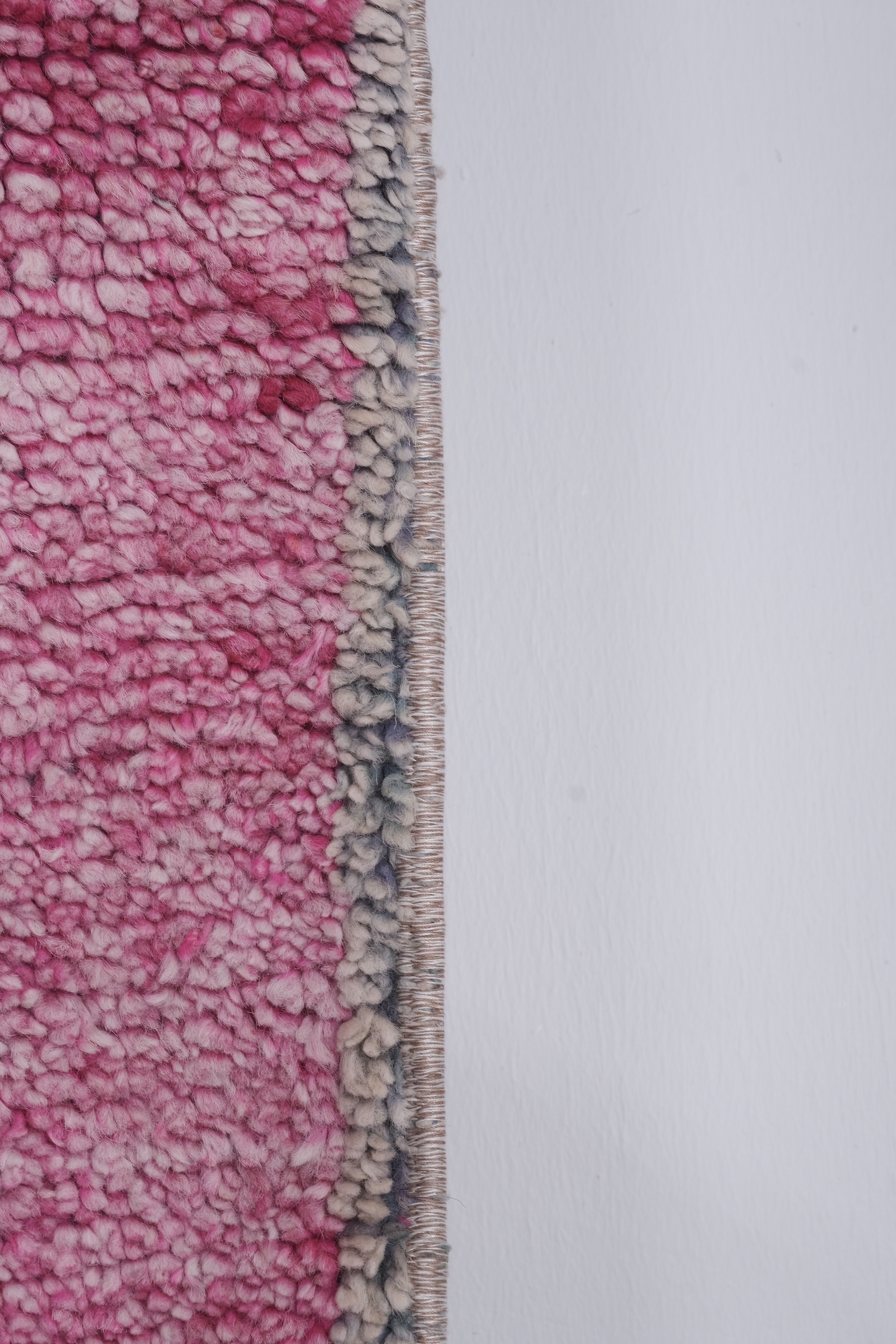 Vintage Turkish rug from Oushak, hand-woven 91x300 cm