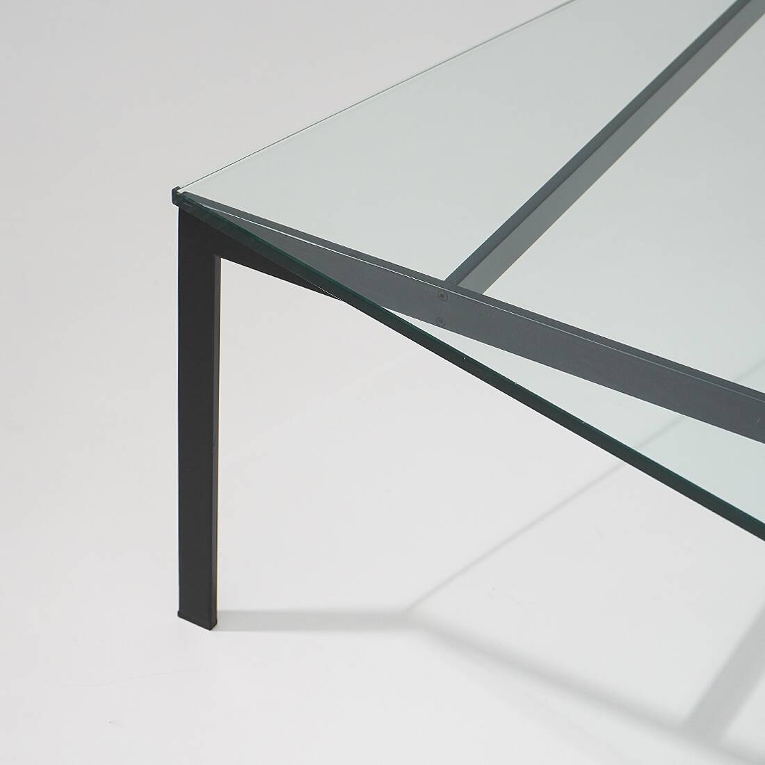Glass and metal coffee table by Paolo Tilche for Arform, 1960s