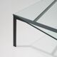 Glass and metal coffee table by Paolo Tilche for Arform, 1960s