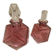 Flacons en cristal rose