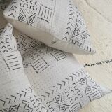 Lot of 4 bogolan cushions