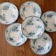 Assiettes creuses terre de fer  Sarreguemines Royat