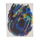 Alfred manessier : composition en couleurs - lithographie originale
