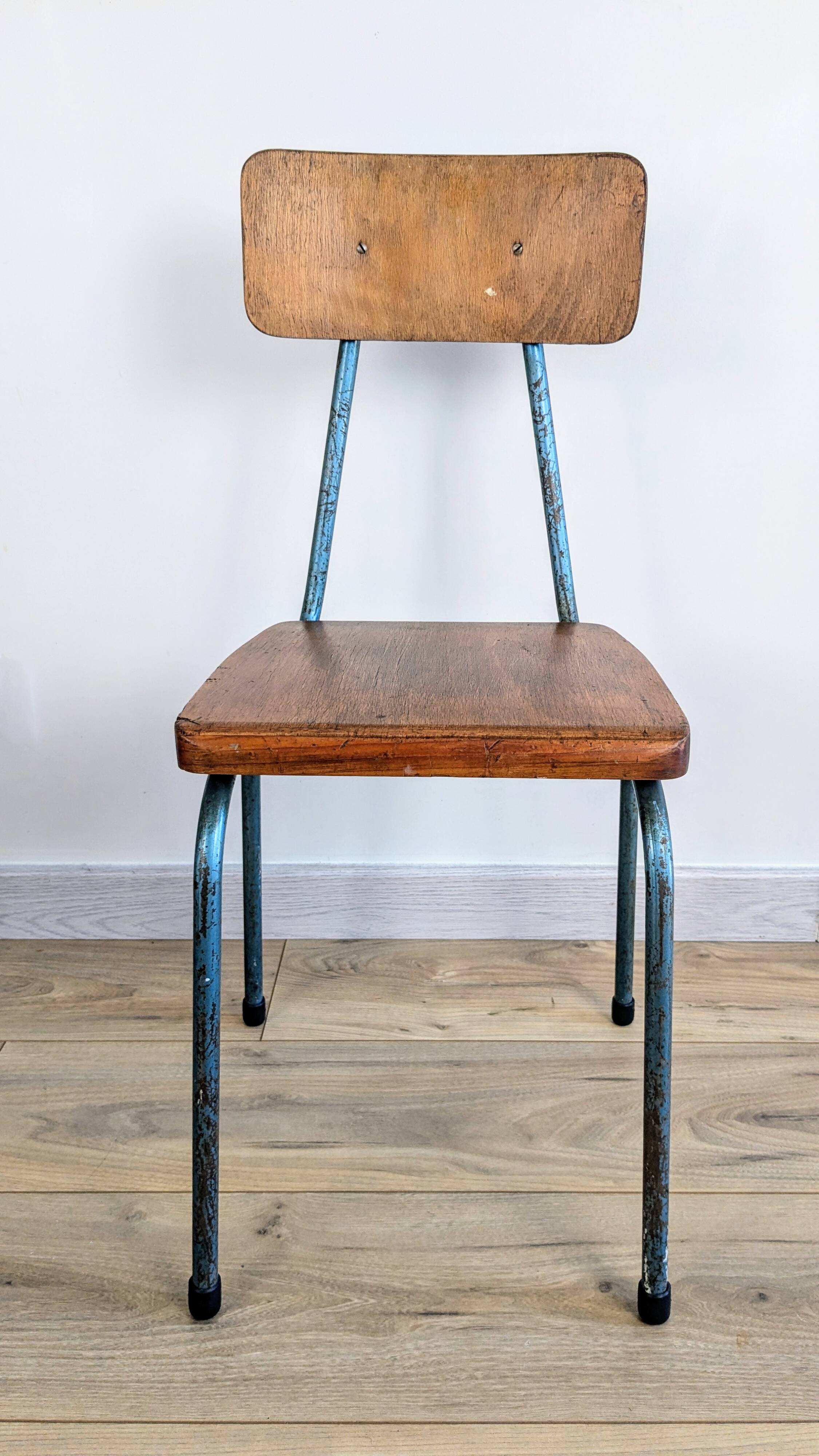 Vintage industrial children's chair