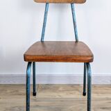 Vintage industrial children's chair