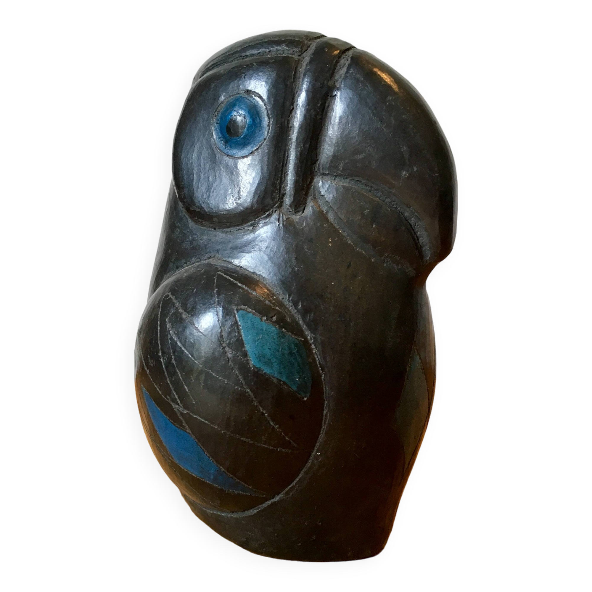 Vintage ceramic exotic bird