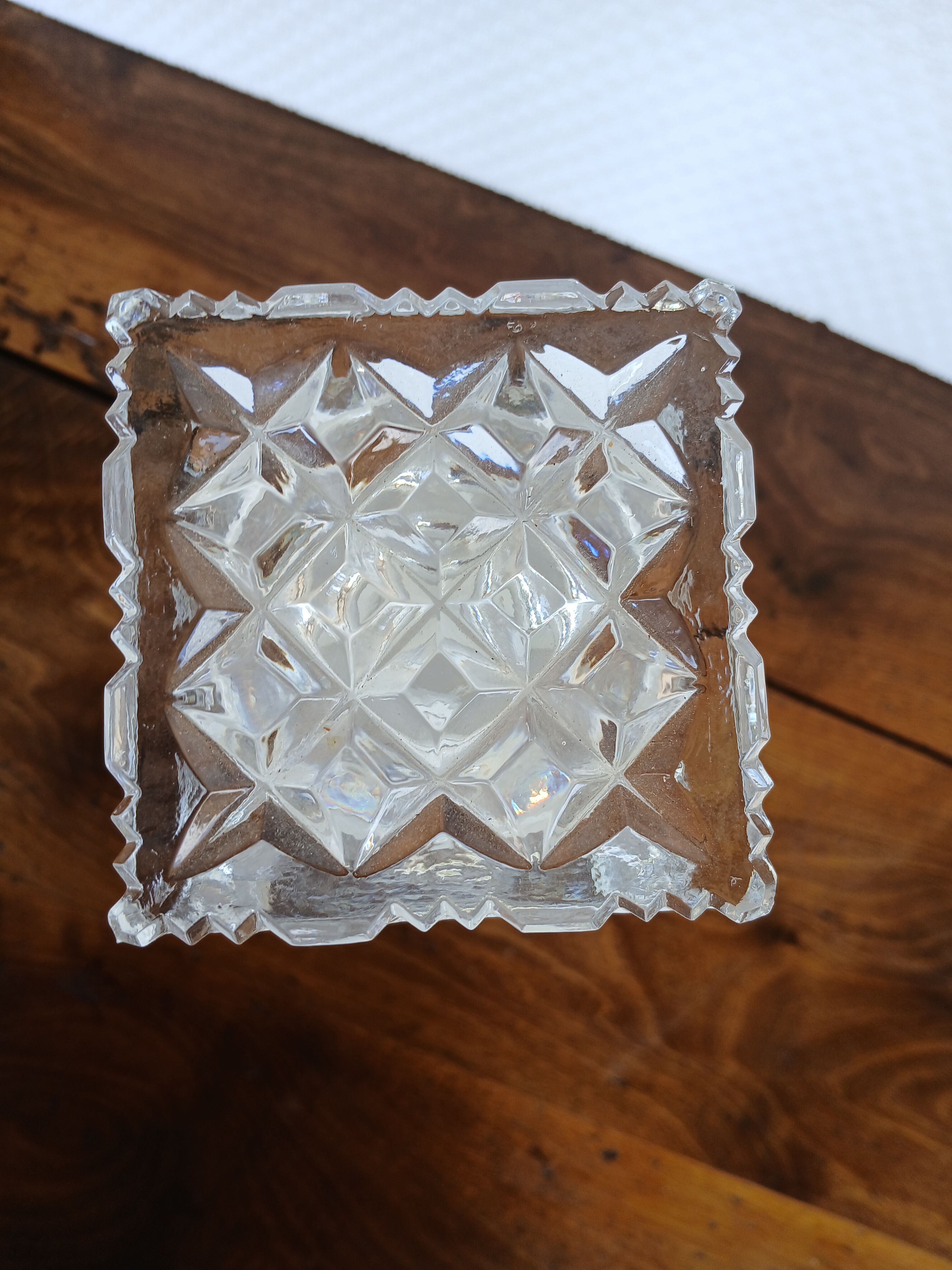 Luxurious vintage carafe in Bohemian crystal