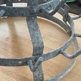 Hedgehog with vintage bottles