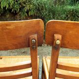 4 chaises paillées
