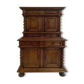 Buffet 2 body, Louis XIII style, seventeenth century