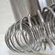 Philippe Rogier stainless steel pendant lamp for Oxar design gallery 70s
