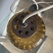 Nanny Still for Raak Amsterdam brutalistic vintage lamp from 1960s