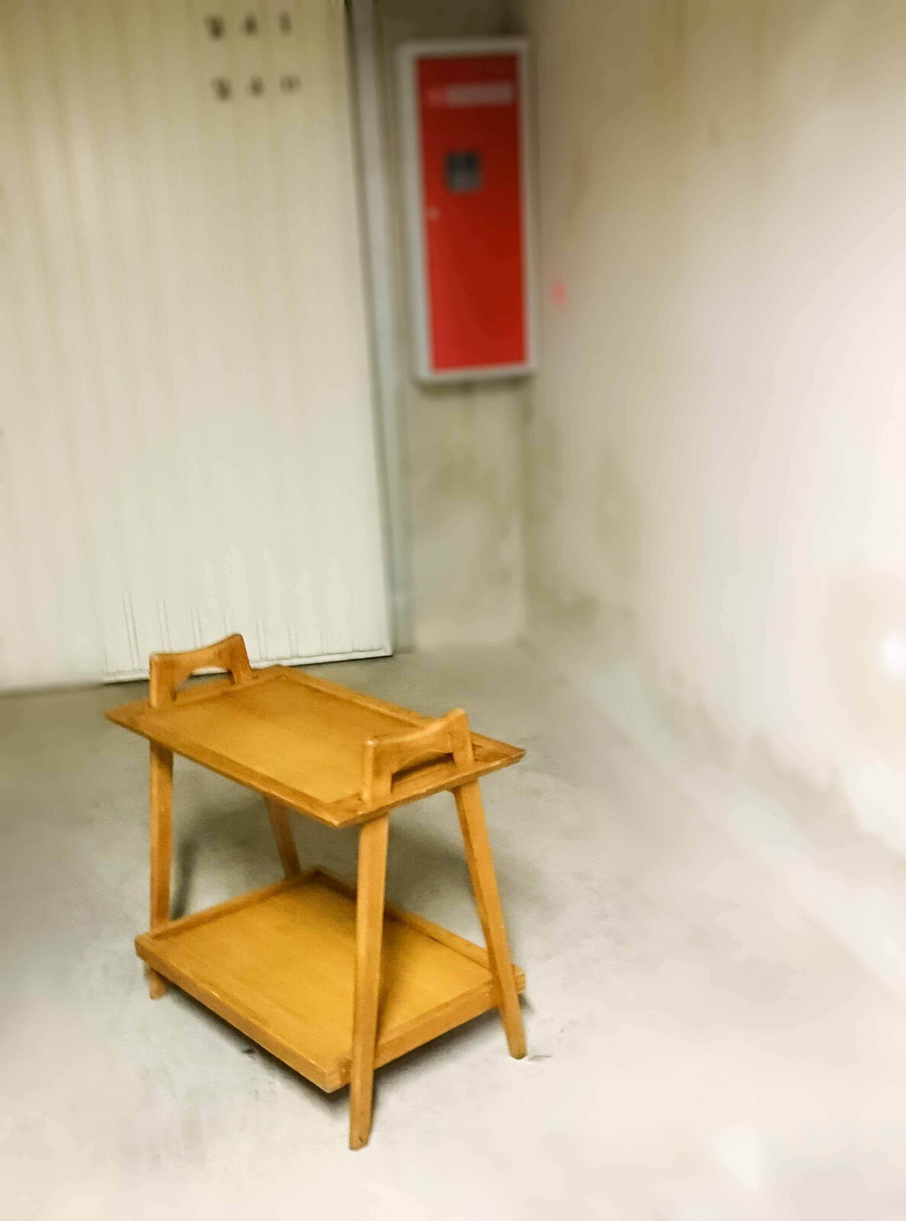 Vintage Scandinavian serving trolley