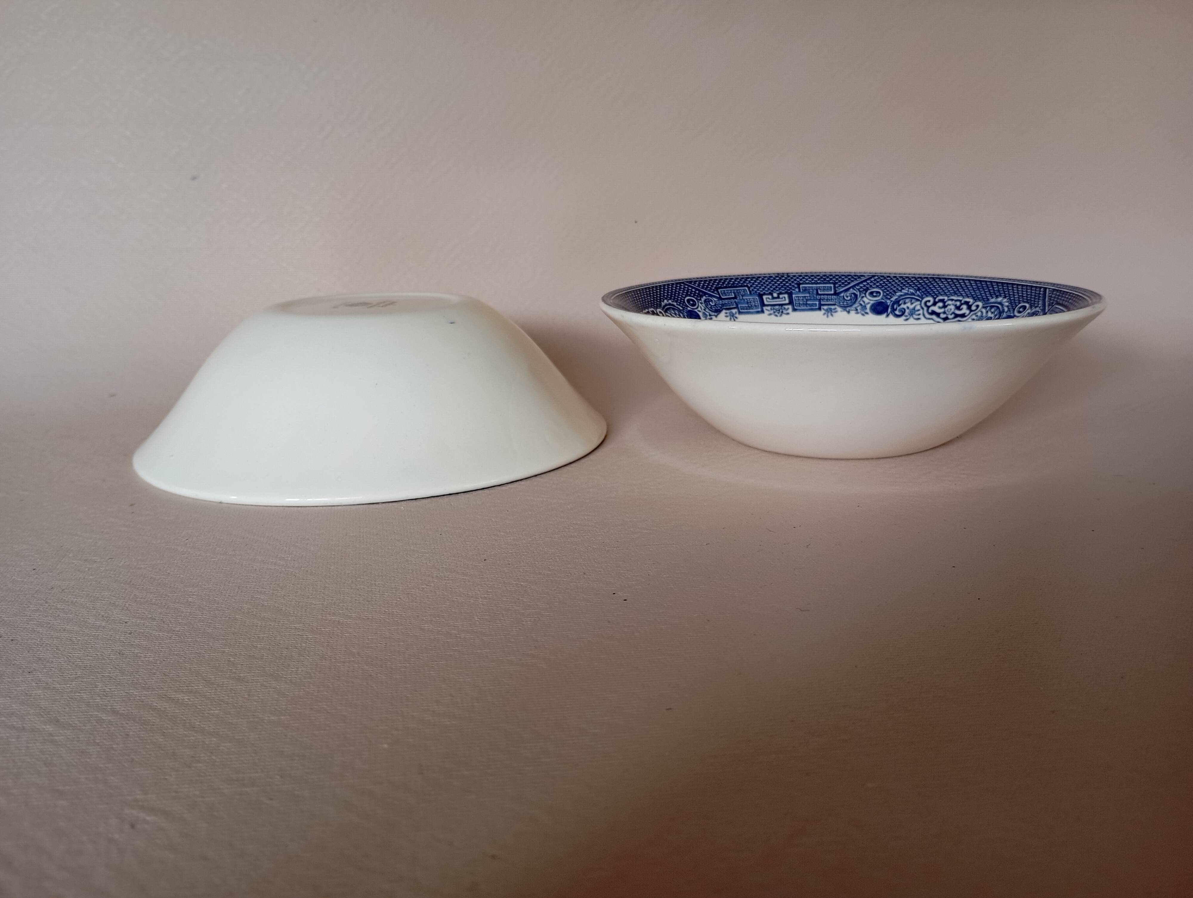 5 English bowls "Willow" Johnson Brothers