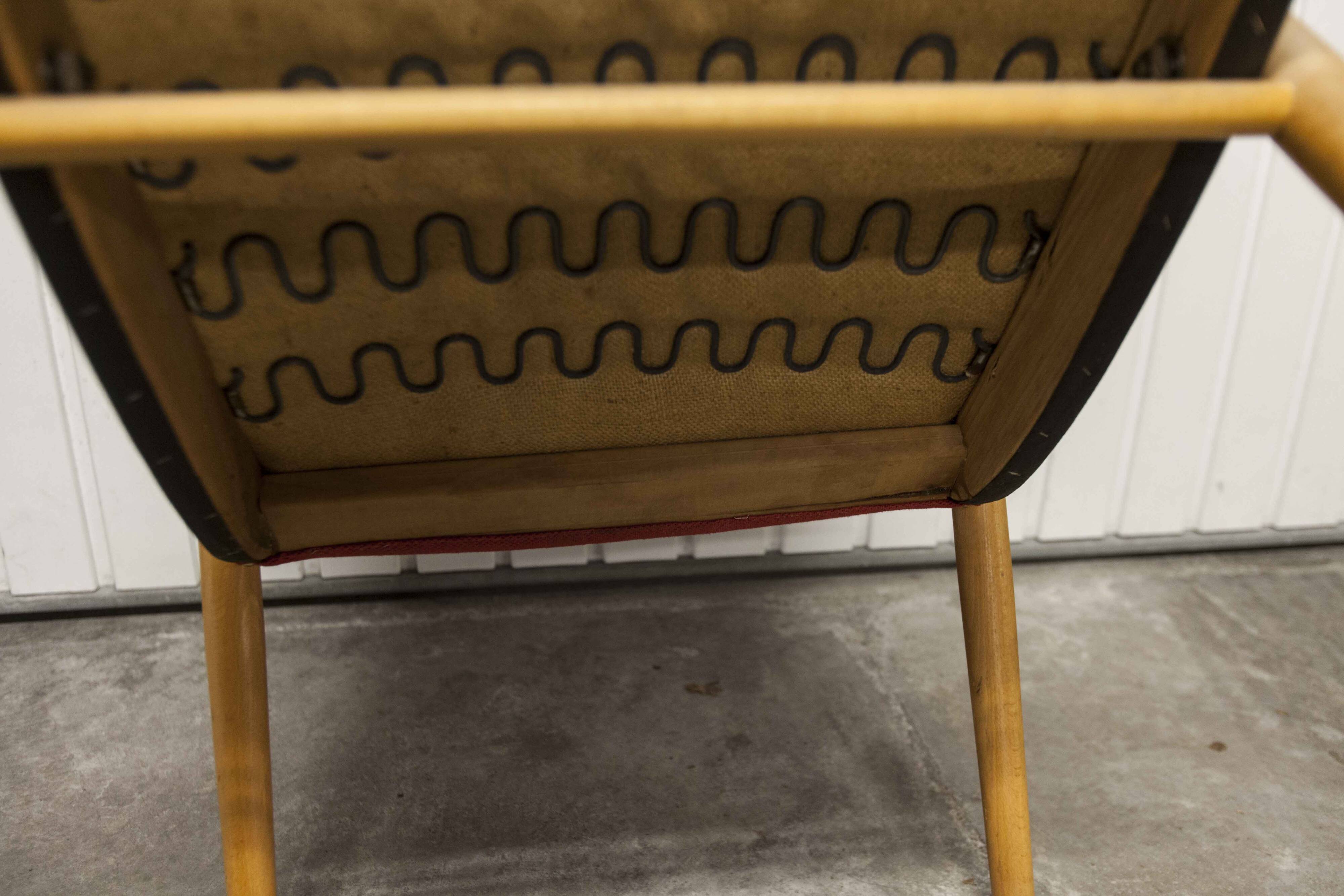 Scandinavian rockabilly armchair 1950s