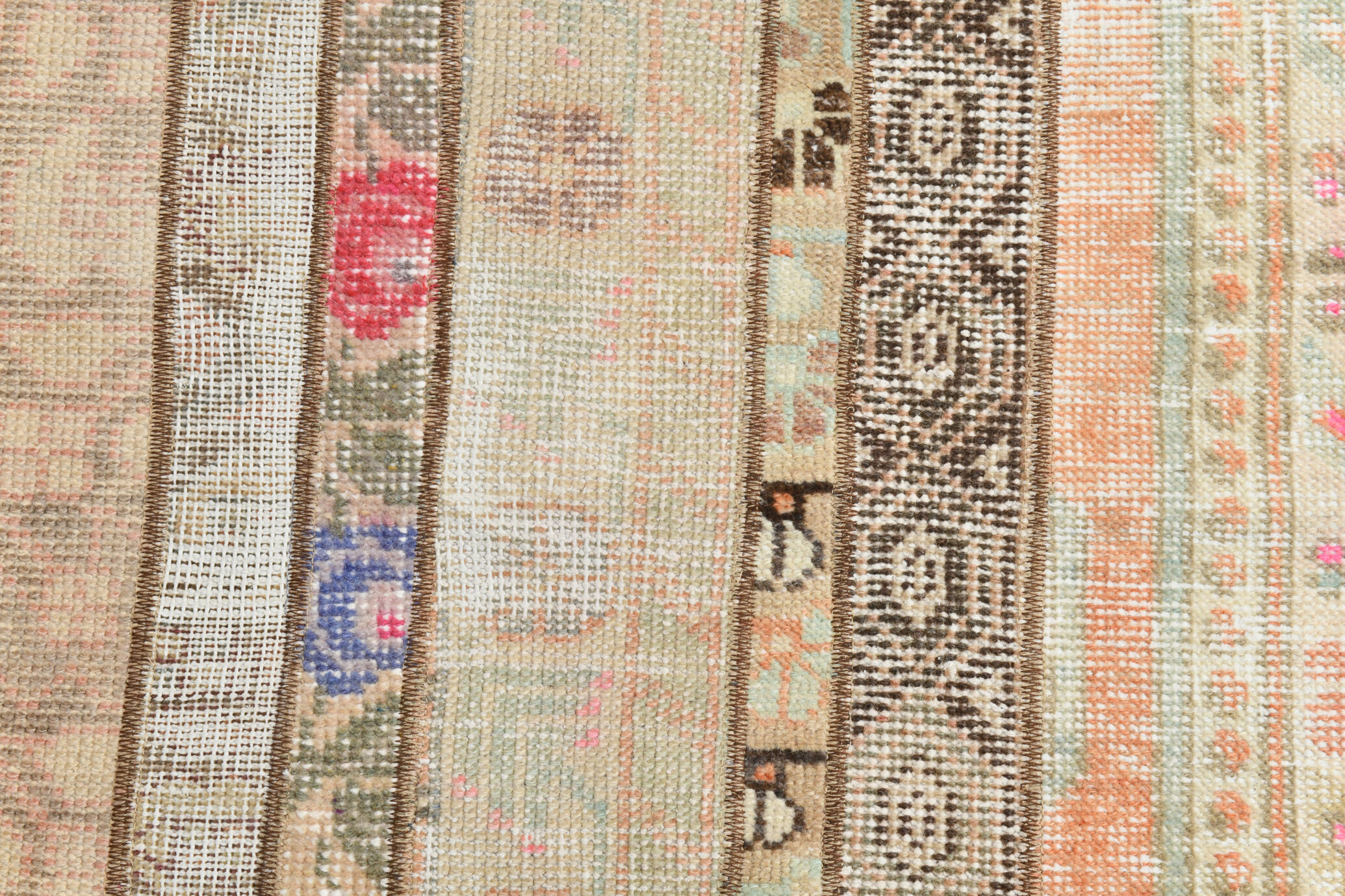 2x6 short vintage runner rug, 71x195cm