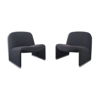 Pair of Alky armchairs by Giancarlo Piretti for Castelli