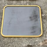 Set of 6 brass mirrors 70s
