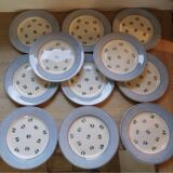 Flat plates Digoin Sarreguemines model Albe