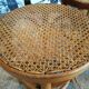 Pair of curved wooden stools