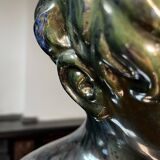 Salted stoneware sculpture, high fire, Louis Gustave Cambier & Roger Guérin, Bouffioulx ca 1925