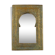 Moroccan rectangular brass mirror, 60s