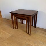 3 rosewood nesting tables - Denmark 1960s