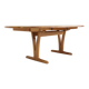 Vintage Danish extendable dining table solid wood Holstebro Mobilfabrik