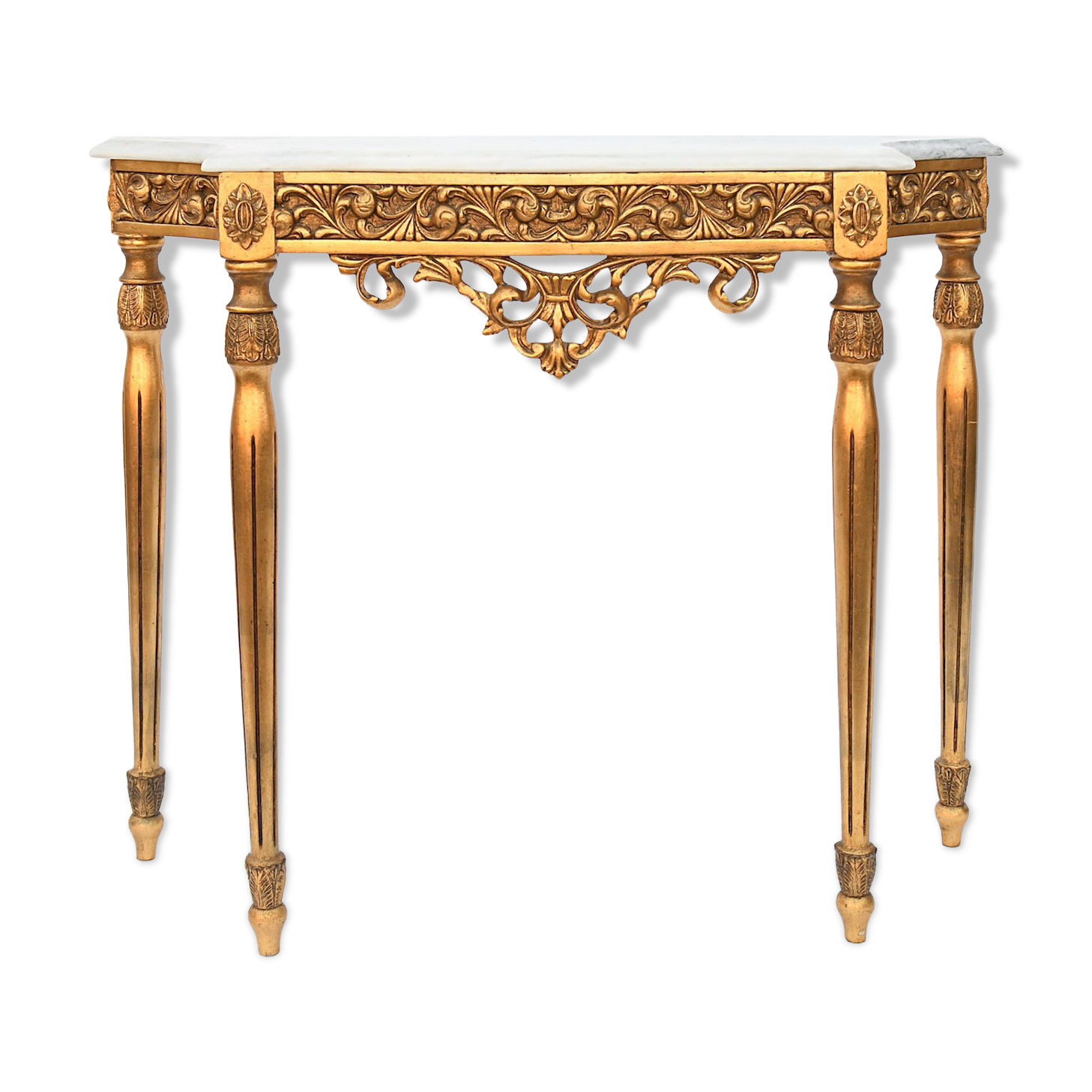 Painted wooden console