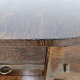 Art Decò console in mahogany burl