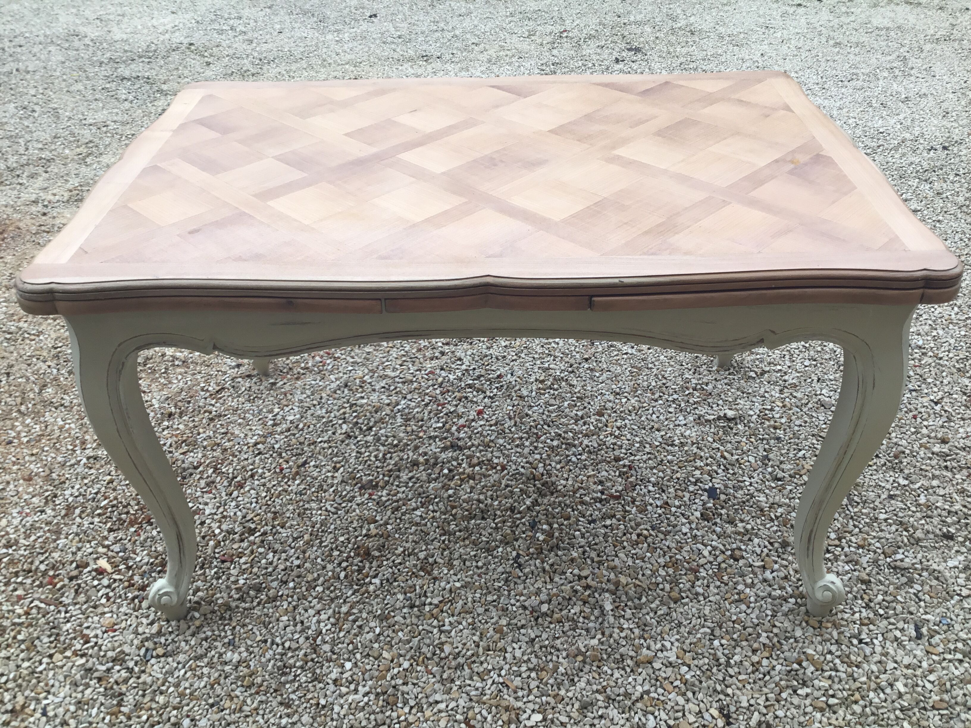 Louis XV-style cherry table mid-20th