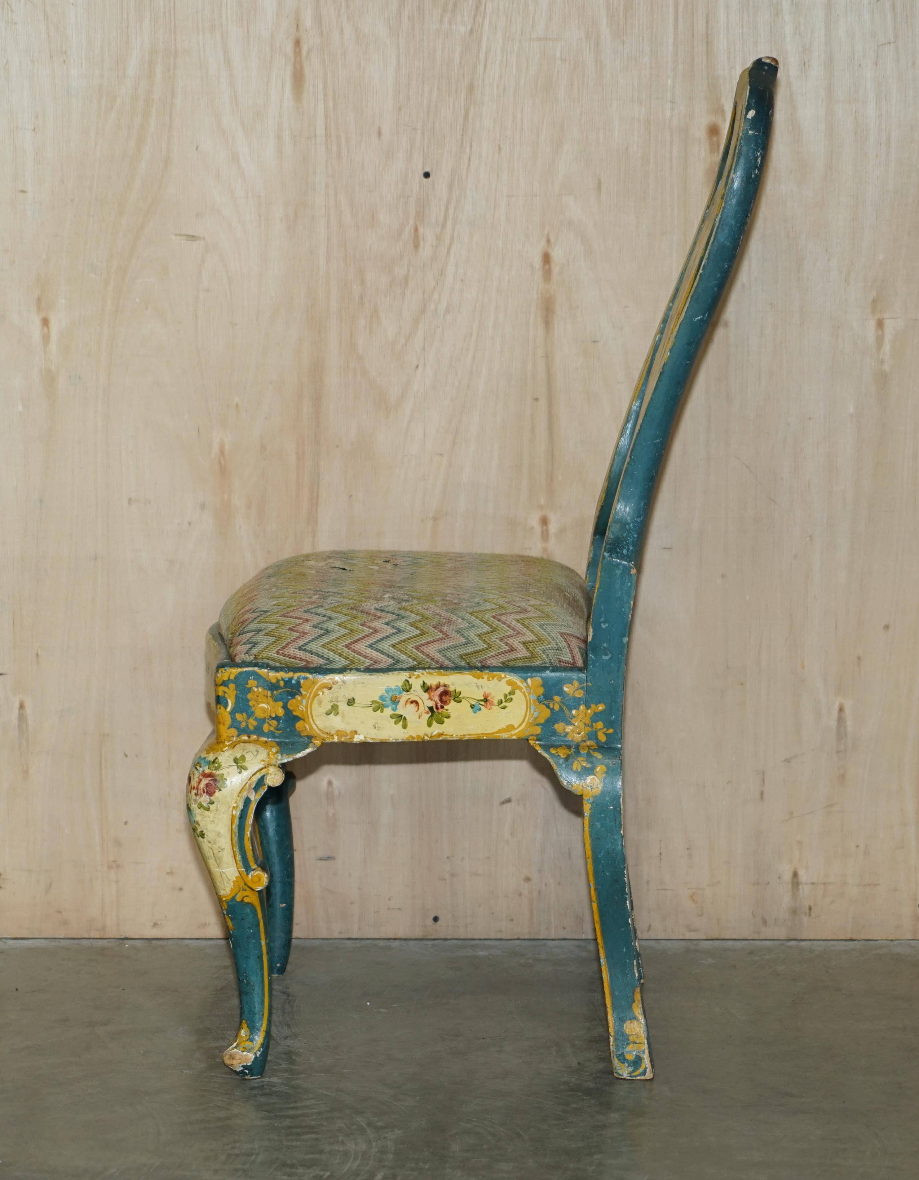 Pair of antique Regency chairs and matching table.