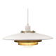 Lampe suspendue de conception danoise, par JEKA (fermée au début des années 90) modèle Dania
