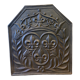 Plaque de cheminée fleurs de lys