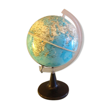 Earth globe, vintage 70s-80s