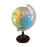 Globe terrestre vintage années 70-80