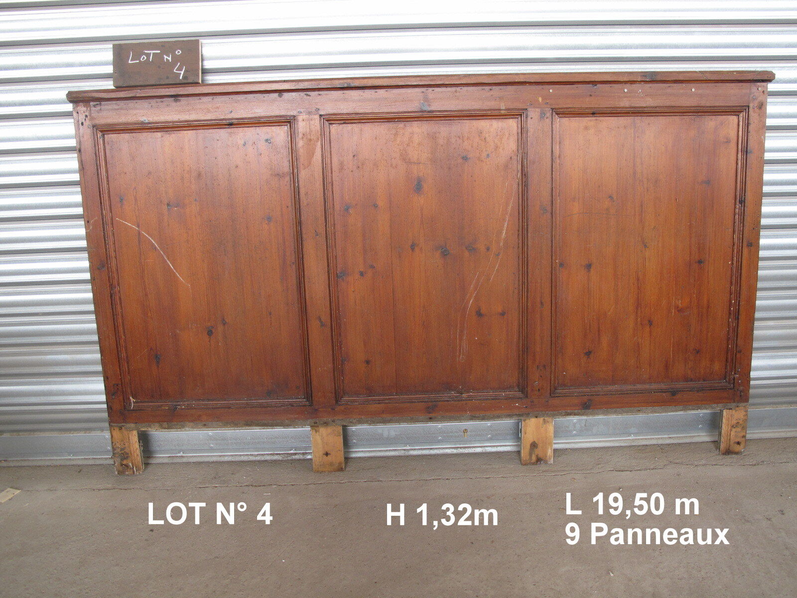 Woodwork paneling