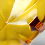 Bol vintage en verre pressé par Borske Sklo Union, Tchécoslovaquie 1960