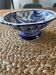 Compotier en porcelaine bleu et blanc, esprit Delft