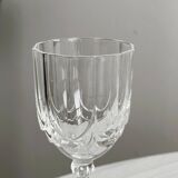 6 verres à liqueur vintage en verre transparent