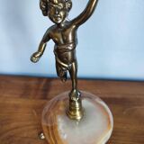 Pair of vintage cherub candlesticks